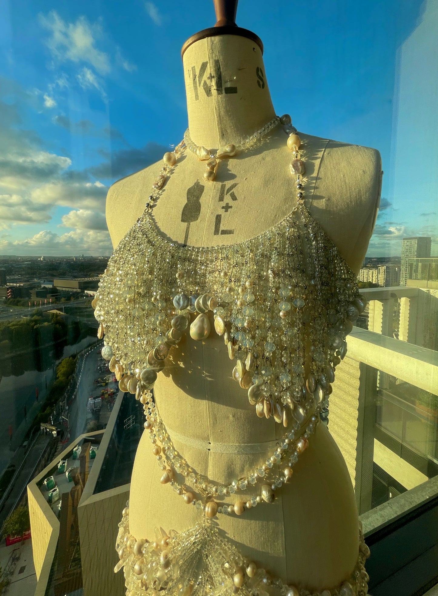 Baroque Rainfall Dress