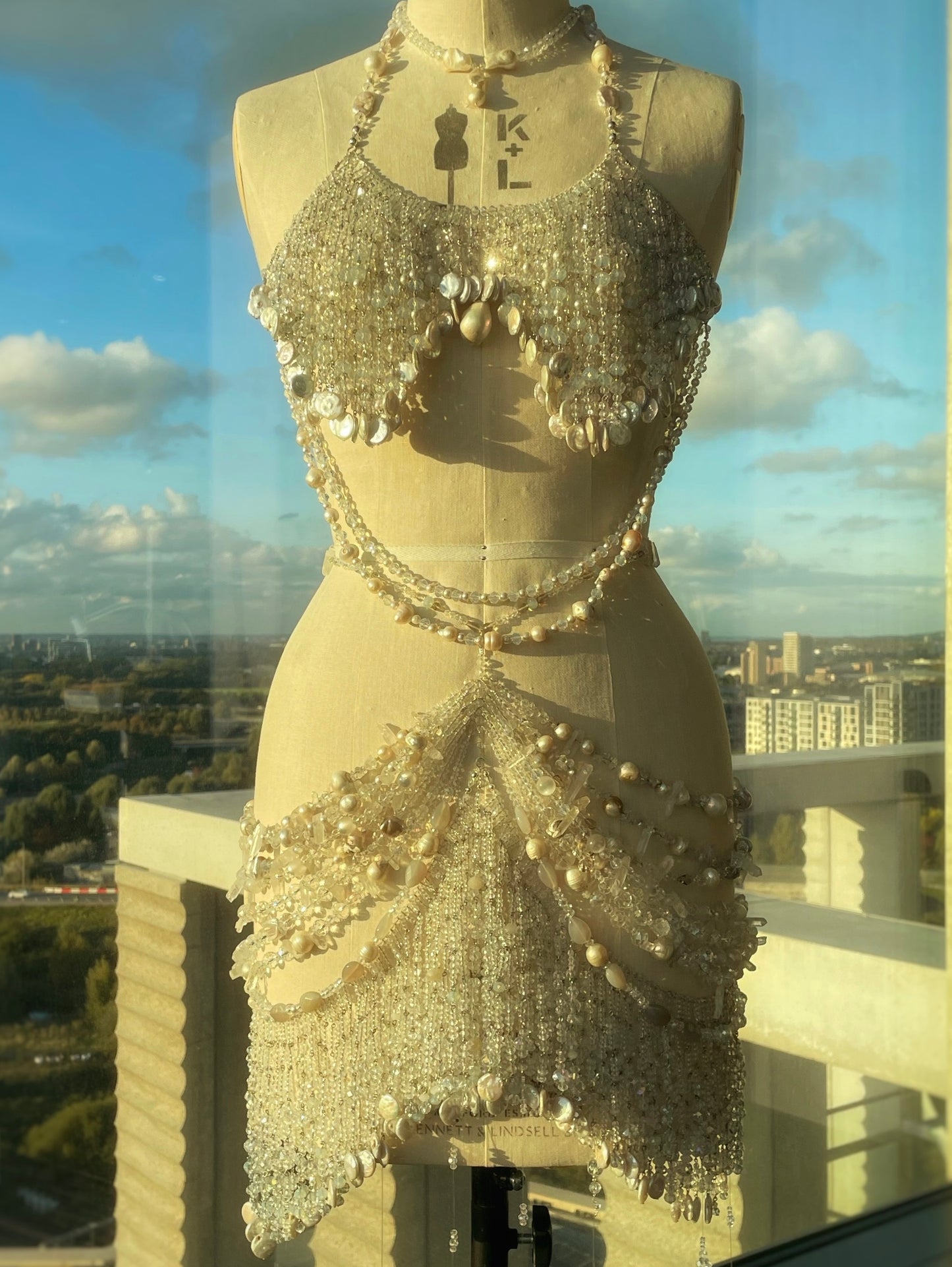 Baroque Rainfall Dress