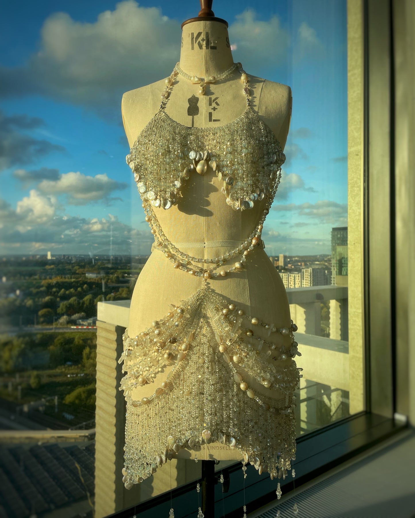 Baroque Rainfall Dress