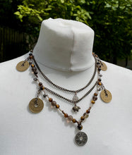 Load image into Gallery viewer, Japanese tiger eye necklace
