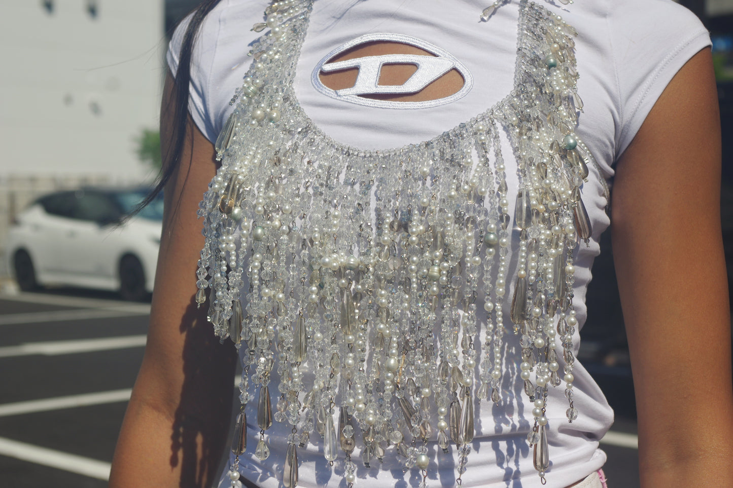 Crystal rainfall top