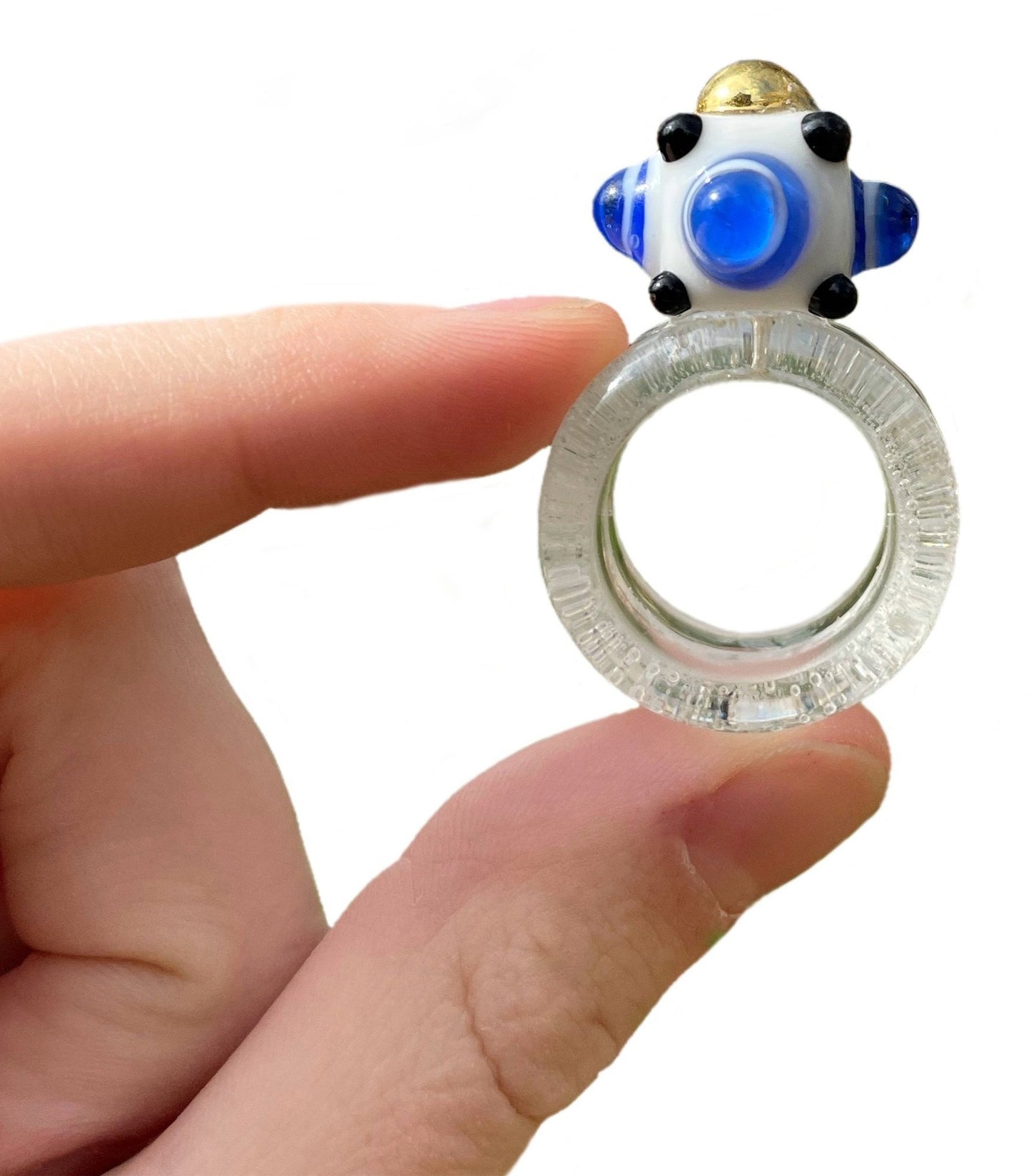 UFO cube ring