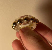 Load image into Gallery viewer, Gold bead ring
