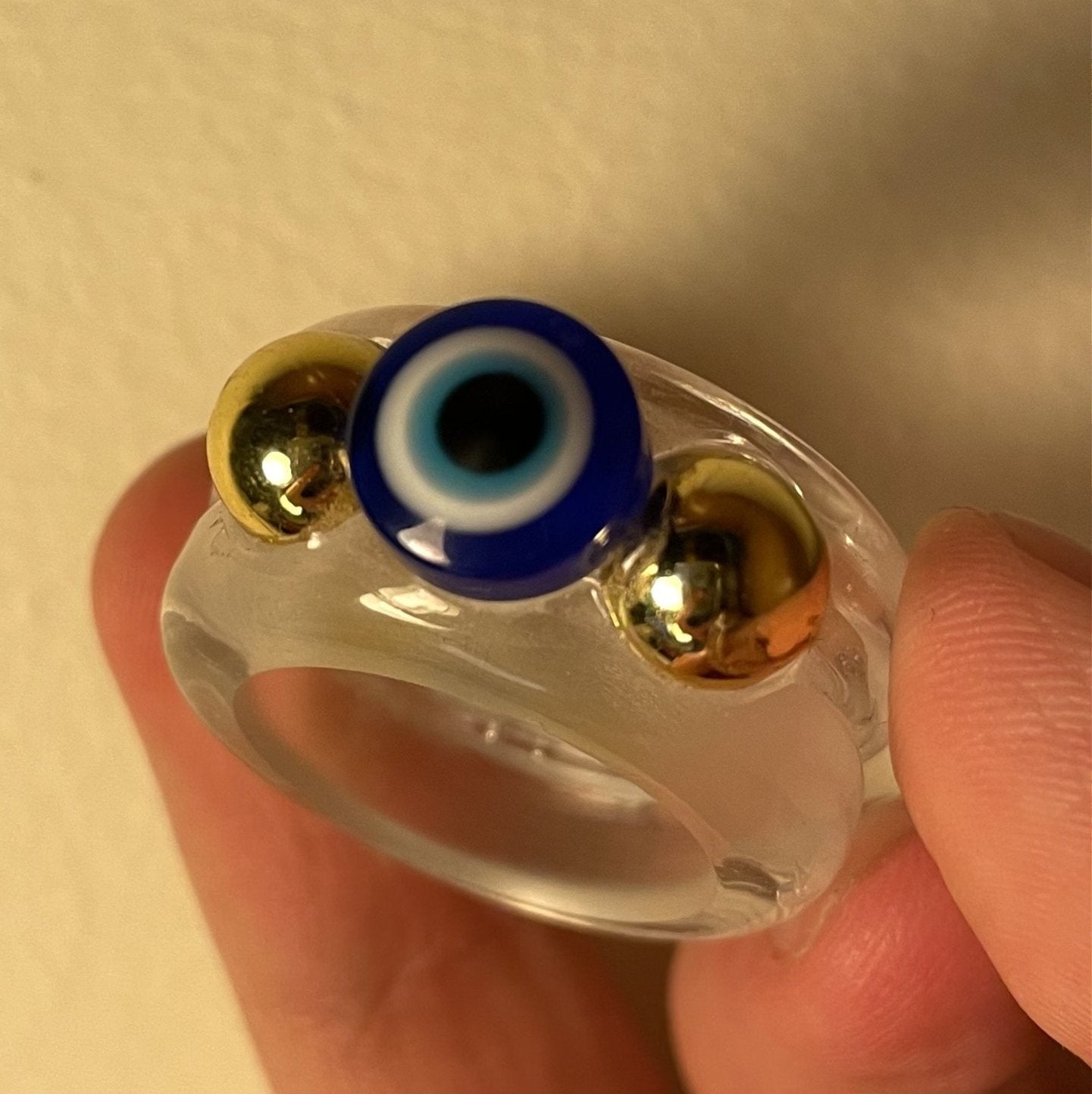 Evil eye ring