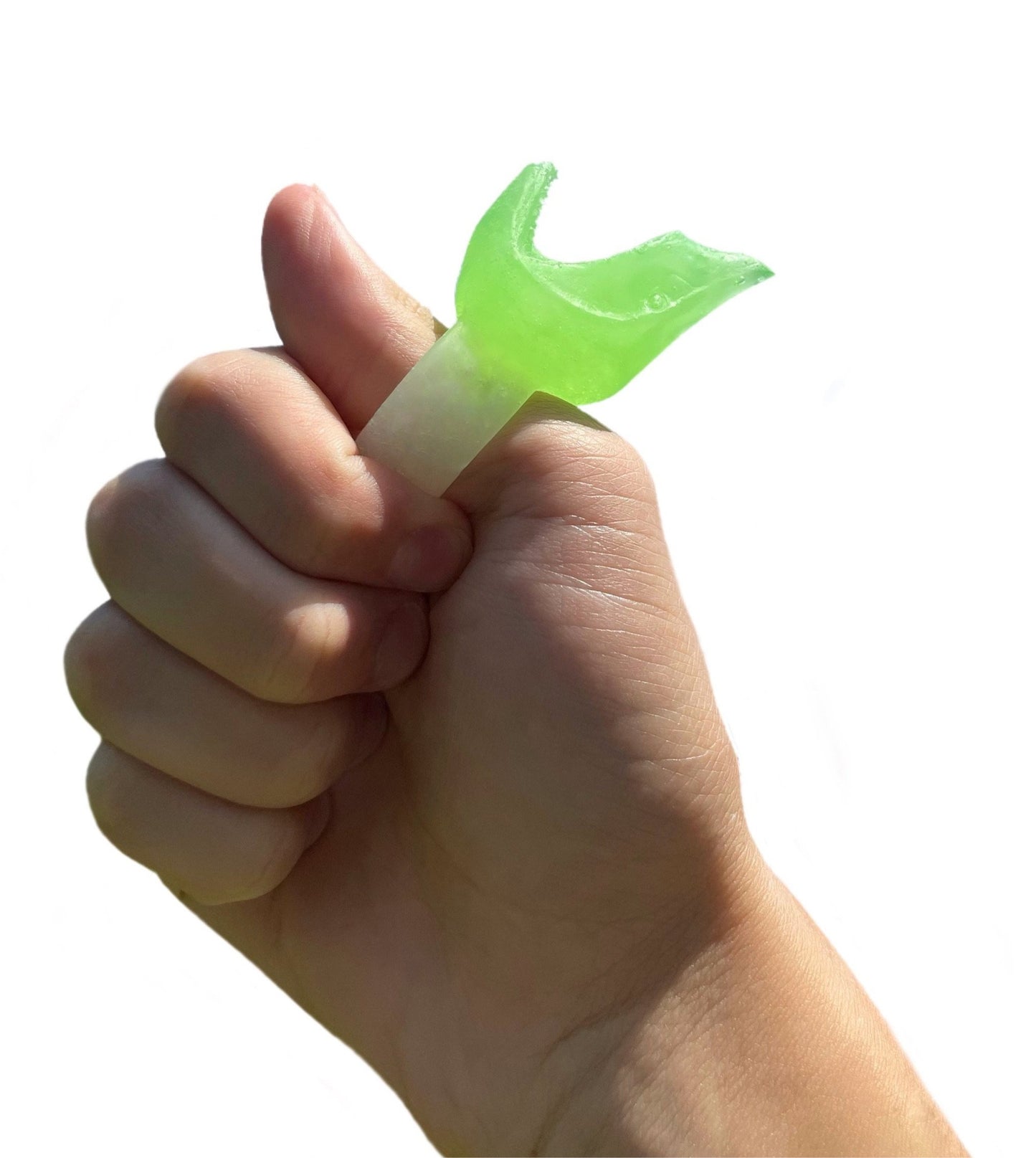 Mint shark head ring