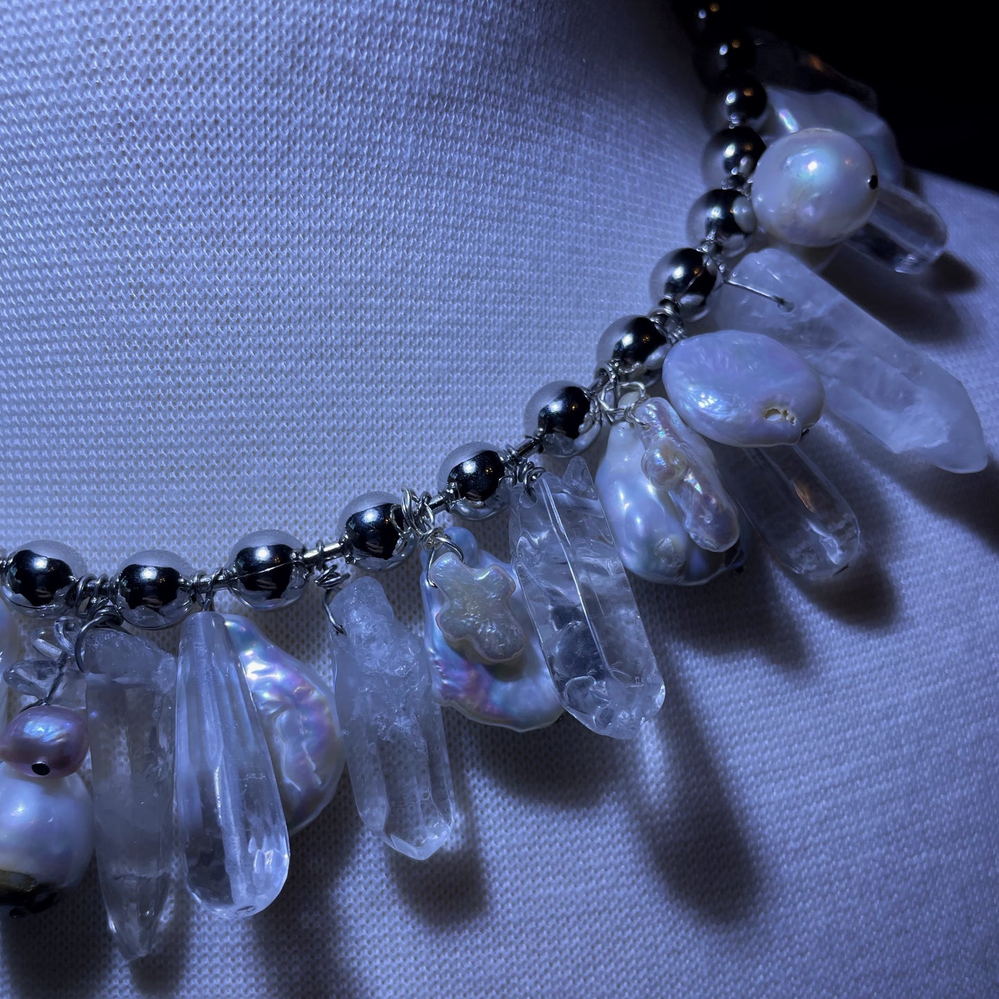Crystal Grotto 8mm necklace