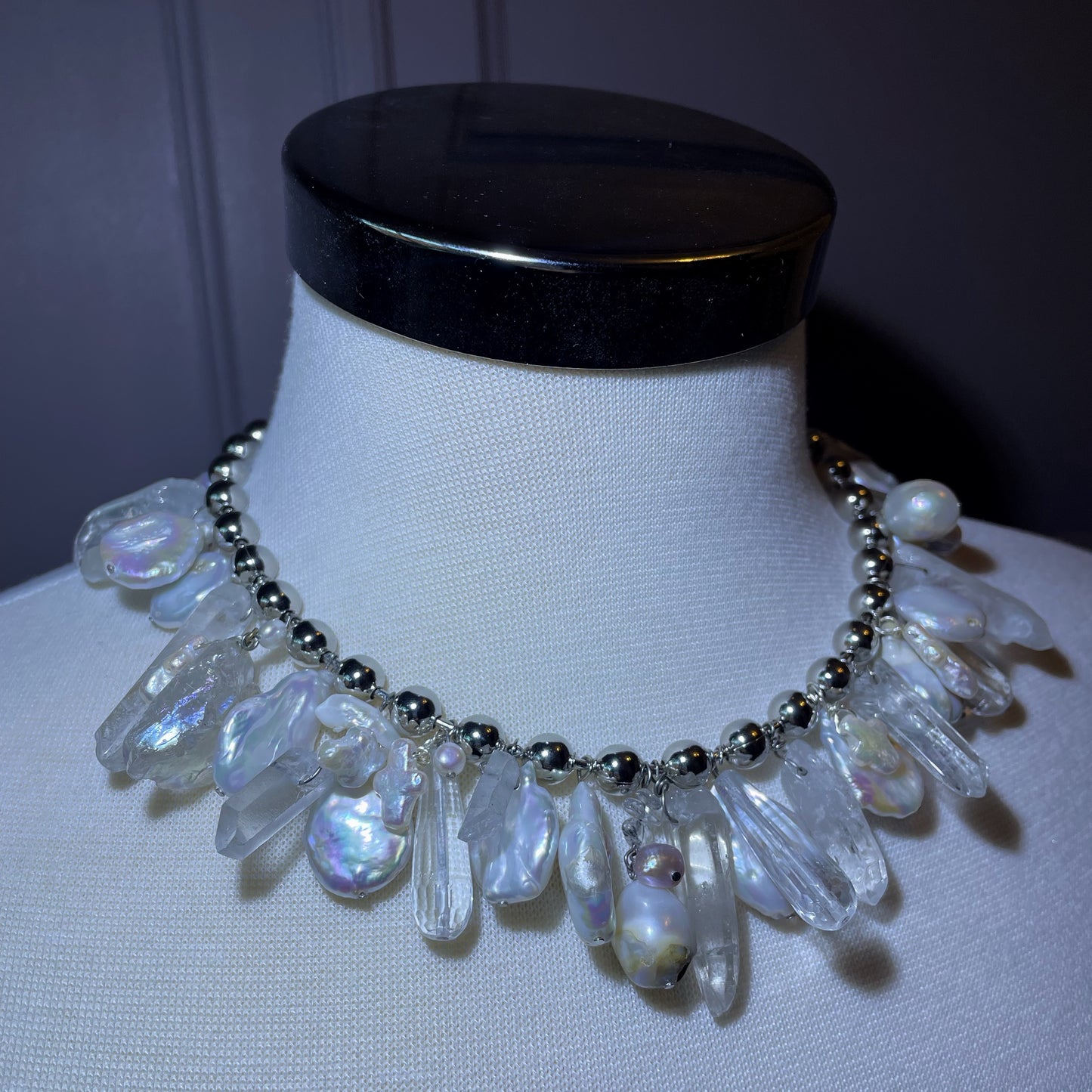 Crystal Grotto 8mm necklace