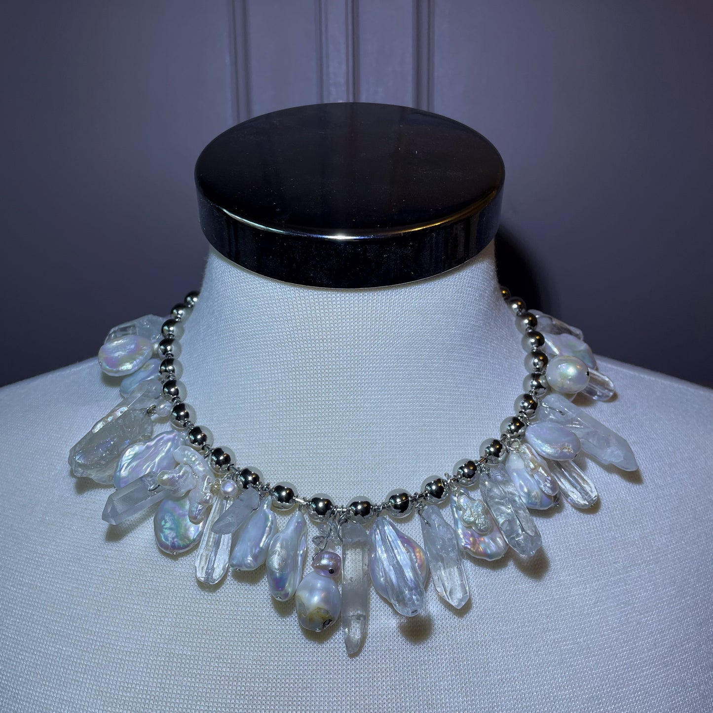 Crystal Grotto 8mm necklace
